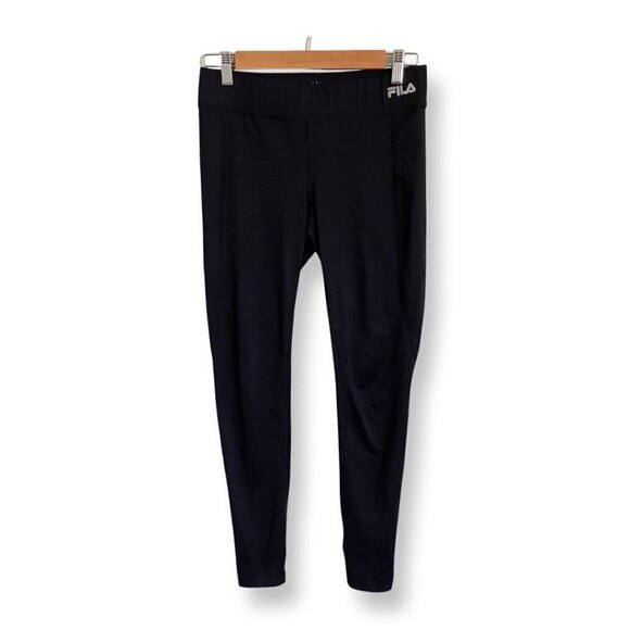 Fila Sport Women's Running Tights Size Small Black - Picture 1 of 9